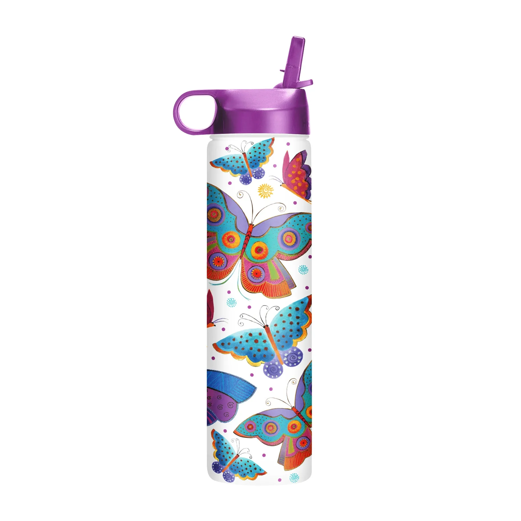 Water Bottle 24oz - LB "Mariposas"