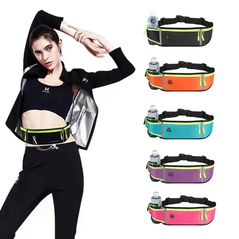 Waterproof Running Waist Bag Sports Running Belt Bag Jogging Portable Outdoor Phone Holder Women Men Fitness Sport Gym Bags