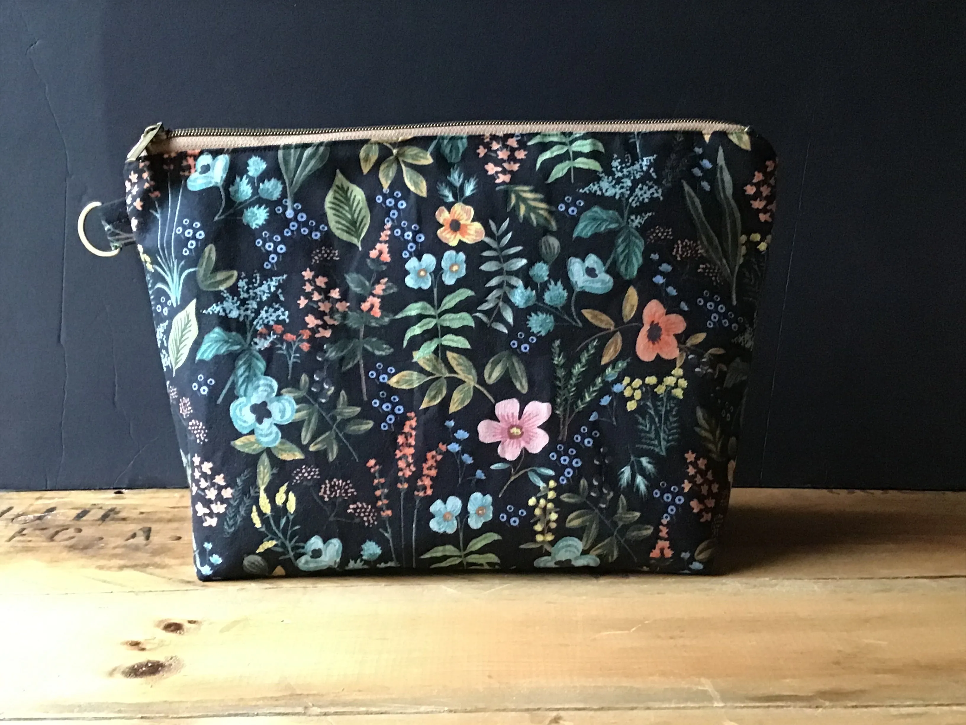 Wet Dry Zipper Pouch, Large with Wrist Strap