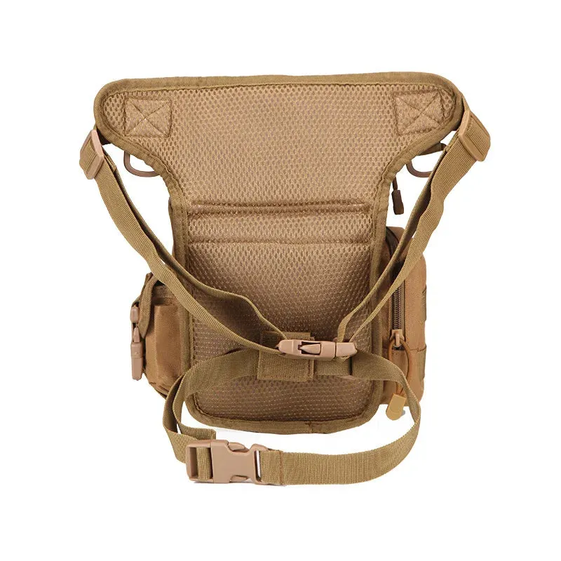 WOLF ENEMY Outdoor Sports 1000D Nylon Tactical Leg & Waist  Bag for Camping Hiking Climbing  Hunting.