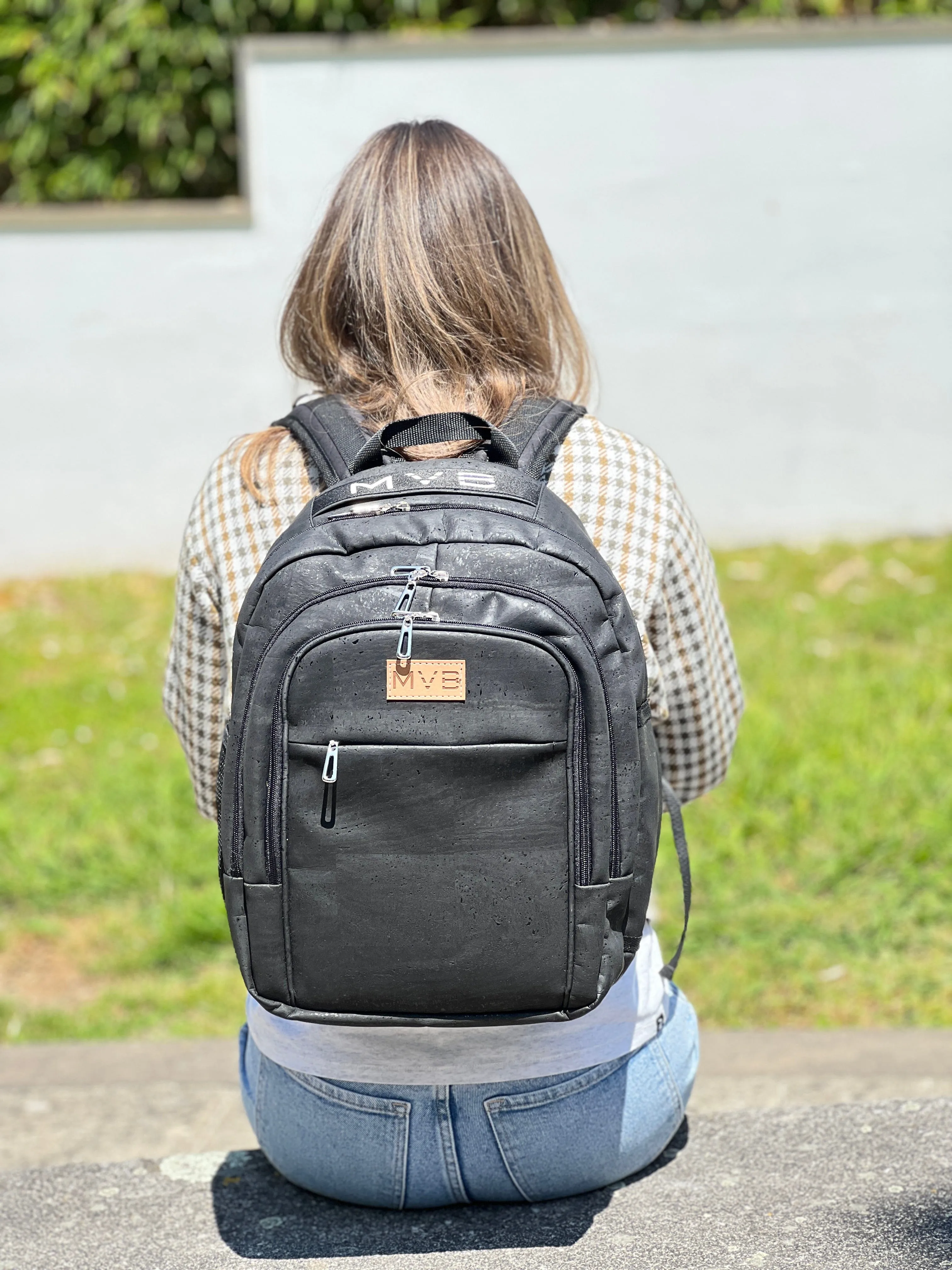 Xpedition Cork Vegan Backpack | Black