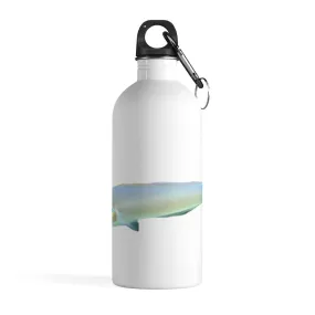 Yellow and White Fish Stainless Steel Water Bottle