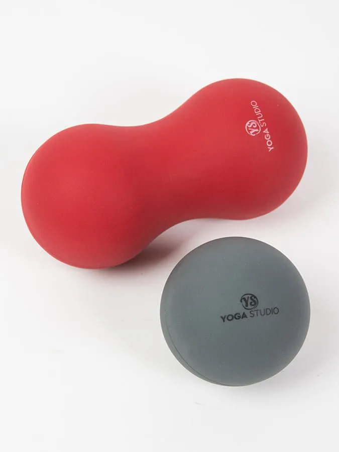 Yoga Studio Trigger Point Massage Ball and Peanut Ball Set