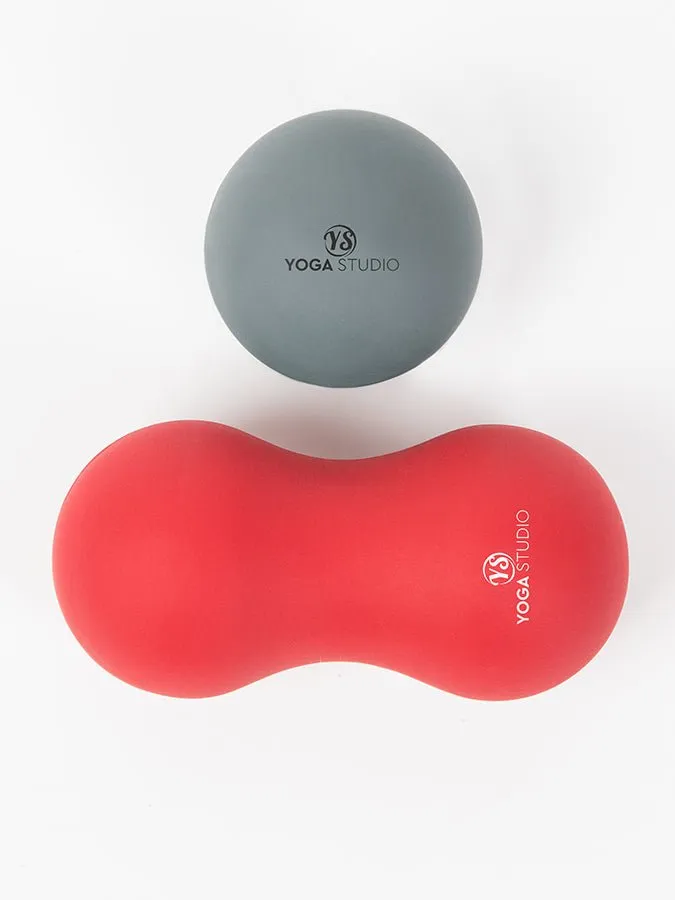 Yoga Studio Trigger Point Massage Ball and Peanut Ball Set